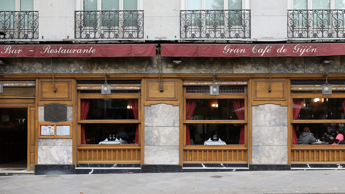 Madrid’s Café Gijón.