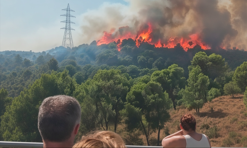 Barcelona wildfire rages near major tourist hotspot as residents ordered indoors