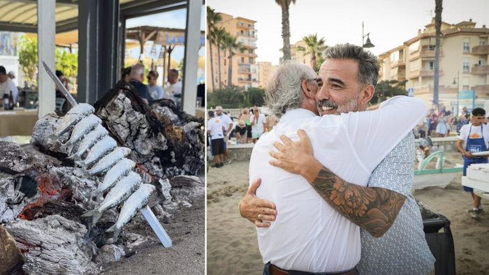 Sergio Cerdán, best espeto in Malaga.
