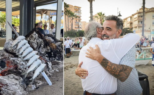 Sergio Cerdán, best espeto in Malaga.