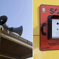 Benalmadena's new public alert system.