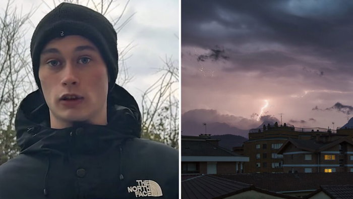 Jorge Rey warning of strong storms coming to Spain.