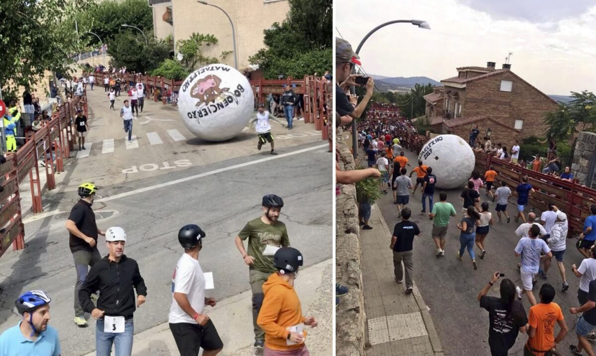Swapping bulls for balls: Indiana Jones inspired wild mountain race near ...