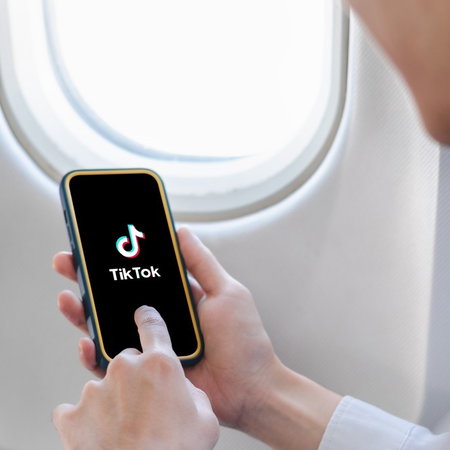 TikTok plane