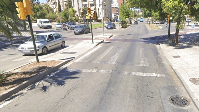 Avenida Lopez de Vega in Puerto de la Torre, Malaga.