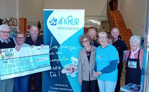 Volunteers at the charity.