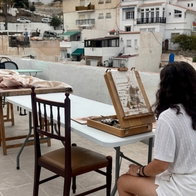 Magnolia Art House's Sobremesa art group.
