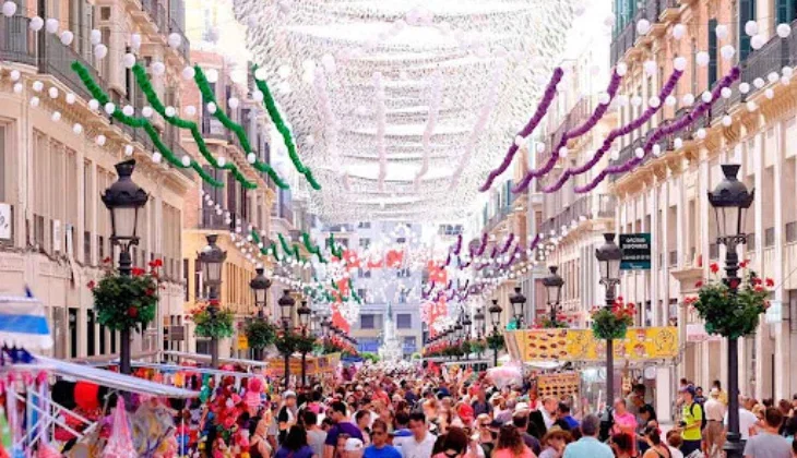 Calle Larios - the epicentre of the Feria