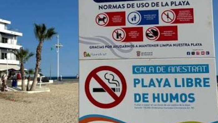 Crack down on beach smoking
