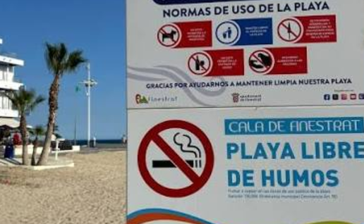 Crack down on beach smoking
