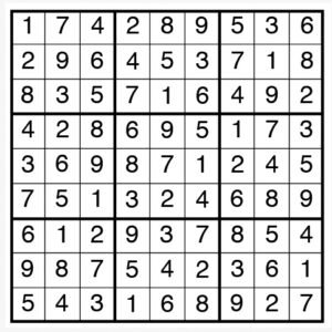 easy sudoku 2145