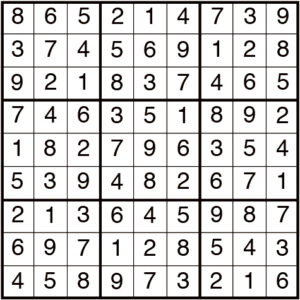 easy sudoku 2146