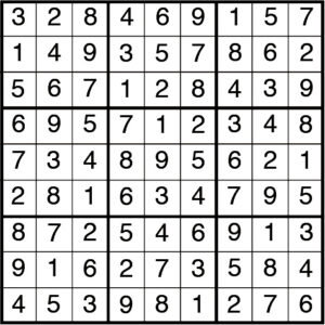easy sudoku 2147