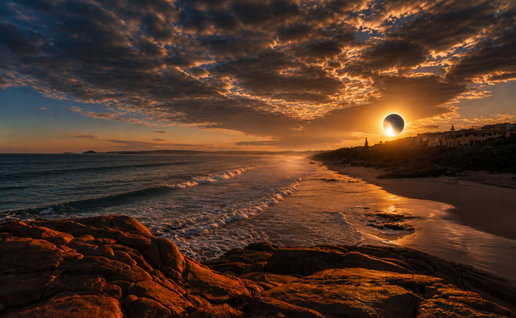 Eclipse over southern Spain.