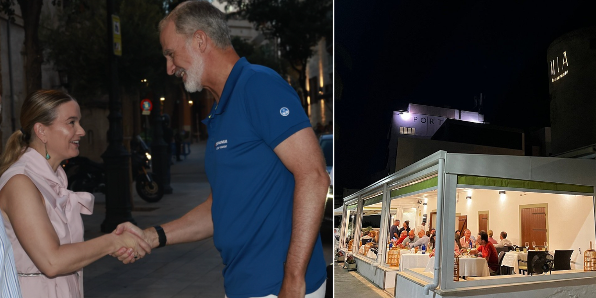 El rey Felipe VI participa en la regata de Mallorca antes de la cena familiar en Palma
