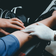 A blood donor.