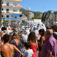 A foam party.