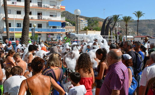 A foam party.