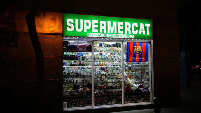 A supermarket.