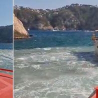 Rescue operation off the coast of Javea
