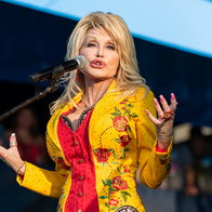 Dolly Parton performs at The Newport Folk Festival in Rhode Island