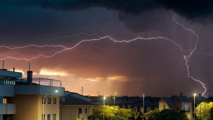 Storms over Murcia