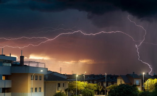 Storms over Murcia