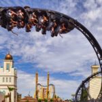Rollercoaster nightmare at Madrid’s Warner Park as man is airlifted to hospital