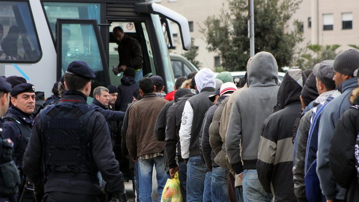 African and Middle Eastern migrant and refugee emergency in Italy