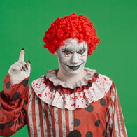 Scary clown.