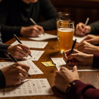 La Marina charity quiz night raises funds for Meningitis Research Foundation.