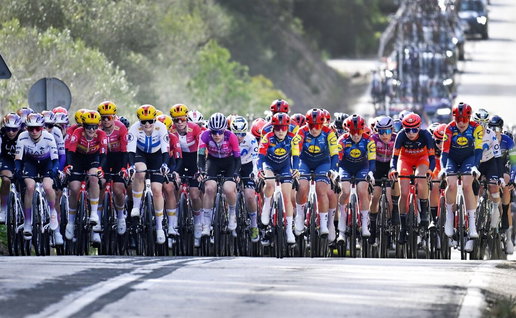 Start of La Vuelta stage.
