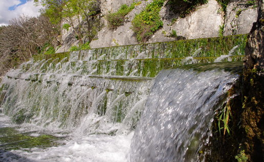 Fountain of the 100 pipes in Villanueva de Trabuco, Axarquia.