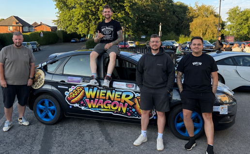 British Mates Take £400 ‘Wiener Wagon’ on 1,300-Mile Benidorm Charity Challenge