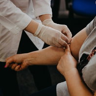 A blood donor.