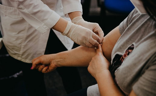 A blood donor.