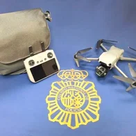 Confiscated drone equipment.