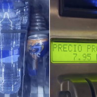 vending machine selling water at €7.95