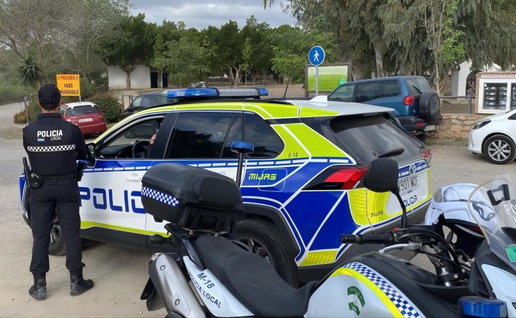 Mijas Police check on popular sites for dumping.
