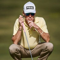 Jimenez eyeing the angle at Aloha.