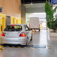 Vehicles Going through the ITV roadworthiness test.