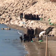 Moroccan troop presence at Ceuta border.