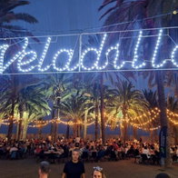 Traditional beach party in Torremolinos.