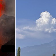 Etna erupts, causing airport chaos in Sicily.