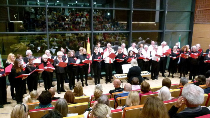 Love to Sing Choir at the Mirador in Estepona.