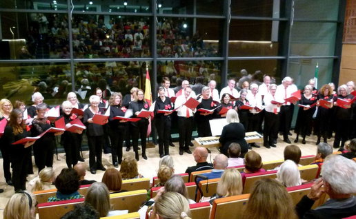 Love to Sing Choir at the Mirador in Estepona.