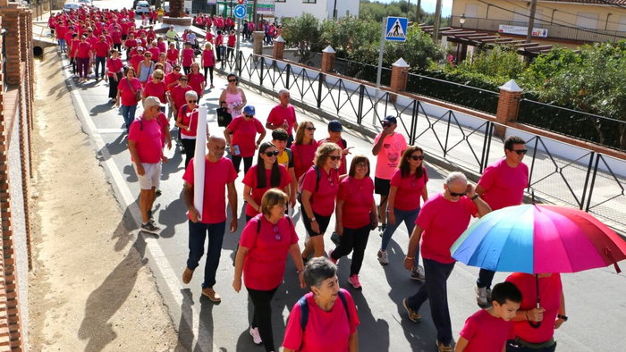 Caminata de Esperanza charity walk in Periana.