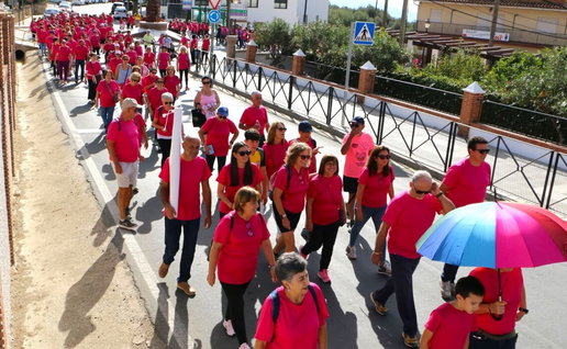 Caminata de Esperanza charity walk in Periana.
