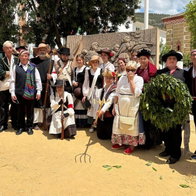 Players in the reenactment fiestas.