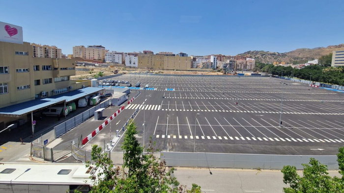 New car park available at Malaga hospital, but beware the ZBE.